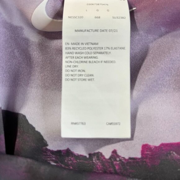 Nike Swim Reversible High Waist Bottom, Size, L - Picture 8 of 10